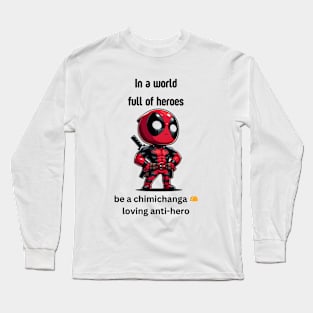 Deadpool The Anti-Hero Long Sleeve T-Shirt